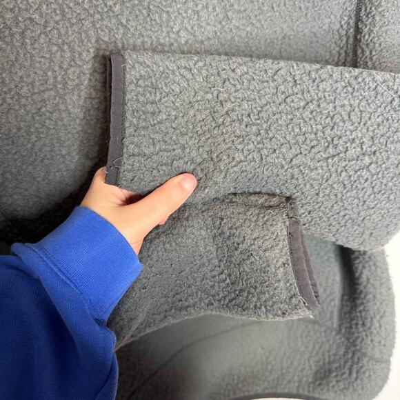 Patagonia Boys Retro Pile 1/4 Zip Gray Fleece Pullover Sweatshirt Size Large - Picture 8 of 8